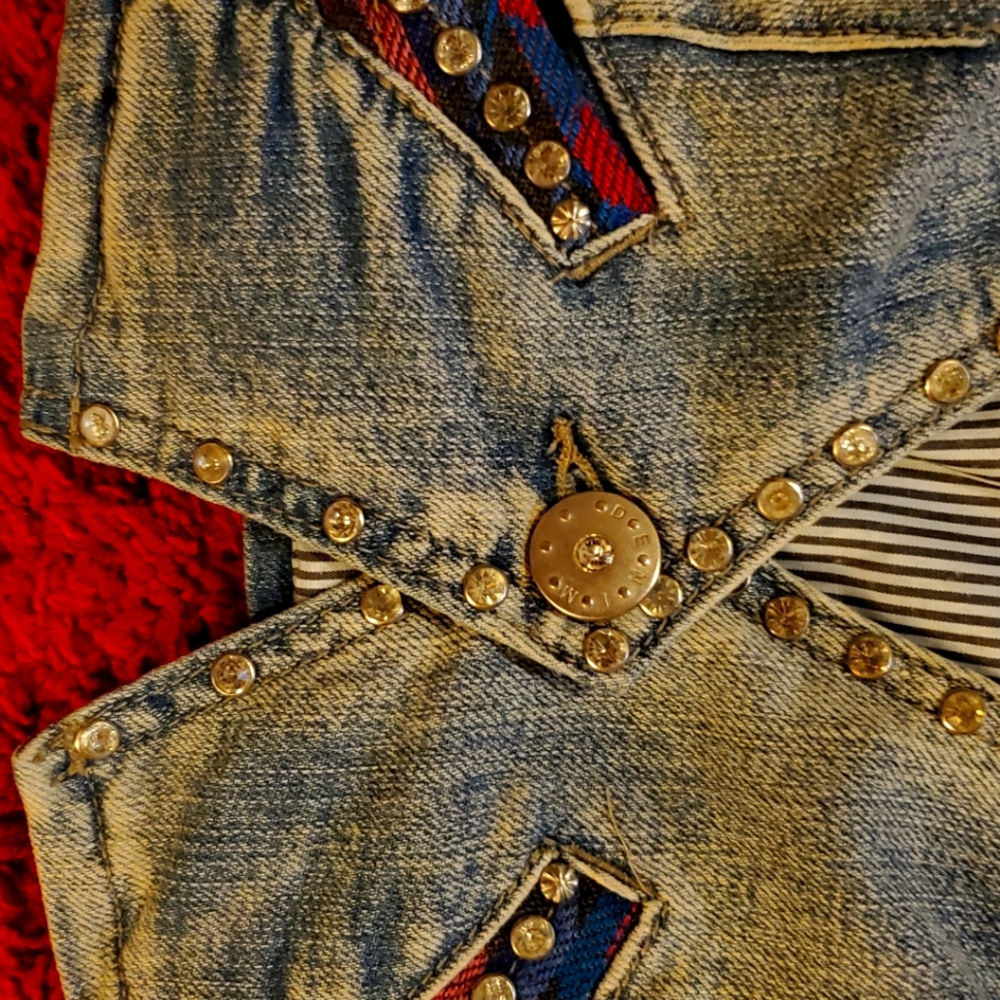 Denim Crop Top - Picture 5 of 6